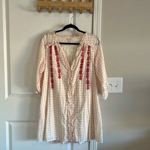 Pink Chicken Mom & Daughter dress (see other listing for little girls dress)